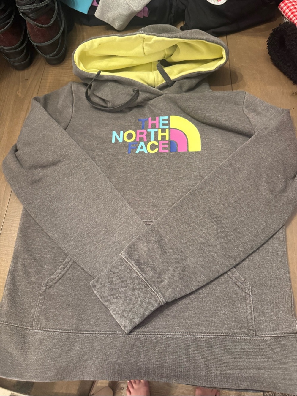 The North Face Size Medium Gray Hoodie